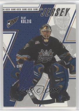 2002-03 In the Game Be A Player Between the Pipes - Game-Used Jersey #GUJ-23 - Olaf Kolzig