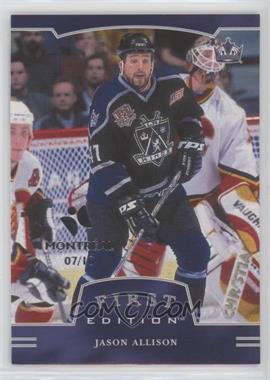 2002-03 In the Game Be A Player First Edition - [Base] - Montreal Card Show #216 - Jason Allison /10