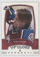 Up Close & Personal - Peter Forsberg