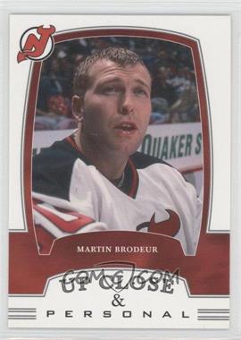 2002-03 In the Game Be A Player First Edition - [Base] #330 - Up Close & Personal - Martin Brodeur