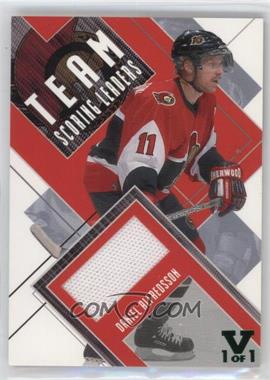 2002-03 In the Game Be A Player First Edition - Team Scoring Leaders - ITG Vault Emerald #TSL-13 - Daniel Alfredsson /1