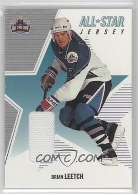 2002-03 In the Game Be A Player Memorabilia - All-Star Jerseys #ASJ-30 - Brian Leetch