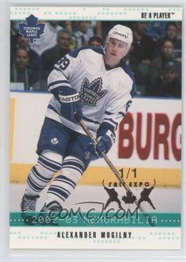 2002-03 In the Game Be A Player Memorabilia - [Base] - Emerald Fall Expo #8 - Alexander Mogilny /1