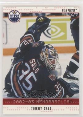 2002-03 In the Game Be A Player Memorabilia - [Base] - Ruby #160 - Tommy Salo /200
