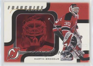 2002-03 In the Game Be A Player Memorabilia - [Base] - Ruby #218 - Franchise Players - Martin Brodeur /200