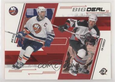 2002-03 In the Game Be A Player Memorabilia - [Base] - Ruby #253 - Big Deal - Mike Peca, Tim Connolly /200