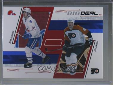 2002-03 In the Game Be A Player Memorabilia - [Base] - Sapphire #231 - Big Deal - Peter Forsberg, Eric Lindros /100