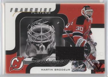 2002-03 In the Game Be A Player Memorabilia - Franchise Players Jerseys - ITG Vault Ruby #FP-18 - Martin Brodeur /1