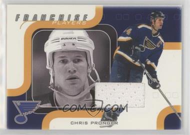 2002-03 In the Game Be A Player Memorabilia - Franchise Players Jerseys #FP-25 - Chris Pronger