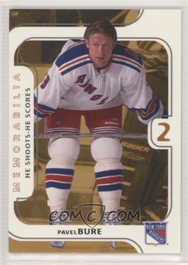 2002-03 In the Game Be A Player Memorabilia - He Shoots - He Scores Redemption #_PABU - Pavel Bure