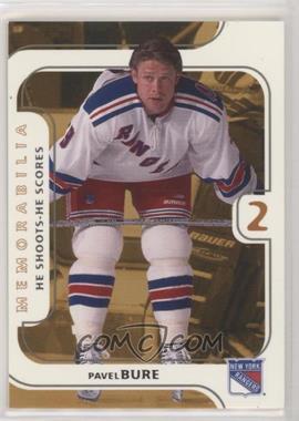 2002-03 In the Game Be A Player Memorabilia - He Shoots - He Scores Redemption #_PABU - Pavel Bure