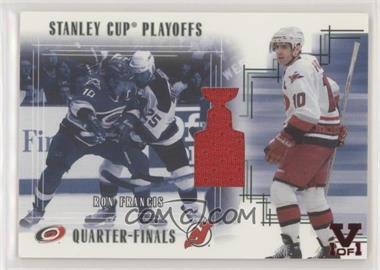 2002-03 In the Game Be A Player Memorabilia - Stanley Cup Playoffs - ITG Vault Red #SC-07 - Ron Francis /1 [Noted]