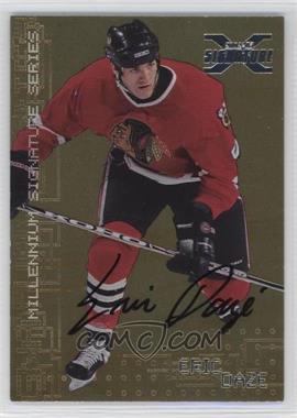 2002-03 In the Game Be A Player Signature Series - 1999-00 Signature Series Autographs Buybacks - Gold #62 - Eric Daze