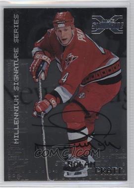 2002-03 In the Game Be A Player Signature Series - 1999-00 Signature Series Autographs Buybacks #54 - Nolan Pratt