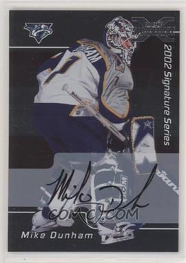 2002-03 In the Game Be A Player Signature Series - 2001-02 Signature Series Autographs Buybacks #093 - Mike Dunham