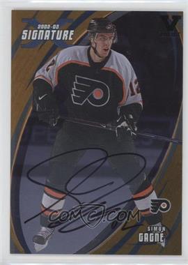 2002-03 In the Game Be A Player Signature Series - [Base] - Gold Signatures ITG Vault Black #006 - Simon Gagne