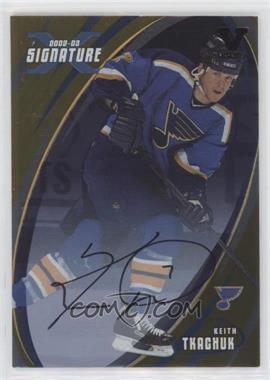 2002-03 In the Game Be A Player Signature Series - [Base] - Gold Signatures ITG Vault Black #170 - Keith Tkachuk [EX to NM]