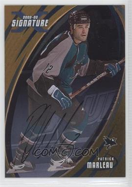 2002-03 In the Game Be A Player Signature Series - [Base] - Gold Signatures #069 - Patrick Marleau