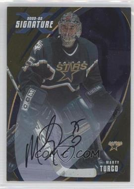2002-03 In the Game Be A Player Signature Series - [Base] - Gold Signatures #165 - Marty Turco