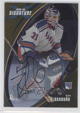 2002-03 In the Game Be A Player Signature Series - [Base] - Gold Signatures #172 - Dan Blackburn