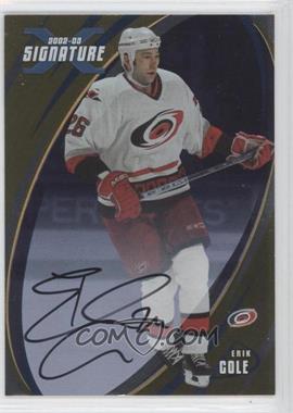 2002-03 In the Game Be A Player Signature Series - [Base] - Gold Signatures #175 - Erik Cole