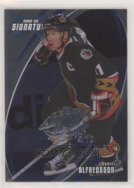 2002-03 In the Game Be A Player Signature Series - [Base] - NHL All-Star Game #012 - Daniel Alfredsson /10