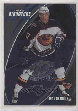 2002-03 In the Game Be A Player Signature Series - [Base] - NHL All-Star Game #039 - Ilya Kovalchuk /10