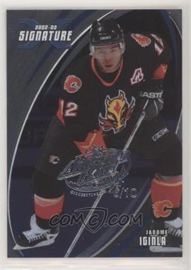 2002-03 In the Game Be A Player Signature Series - [Base] - NHL All-Star Game #040 - Jarome Iginla /10