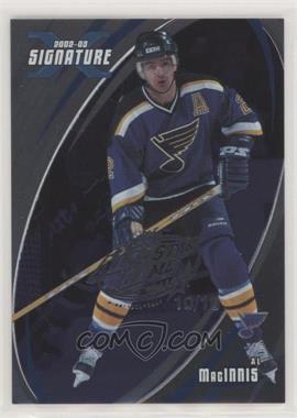 2002-03 In the Game Be A Player Signature Series - [Base] - NHL All-Star Game #159 - Al MacInnis /10