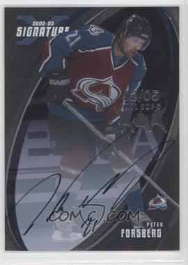 2002-03 In the Game Be A Player Signature Series - [Base] - Signatures Fall Expo #102 - Peter Forsberg /5