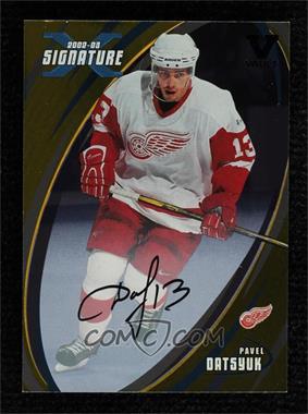 2002-03 In the Game Be A Player Signature Series - [Base] - Signatures ITG Vault Black #166 - Pavel Datsyuk