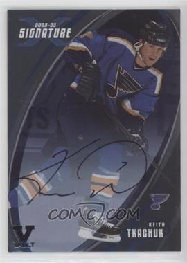 2002-03 In the Game Be A Player Signature Series - [Base] - Signatures ITG Vault Black #170 - Keith Tkachuk