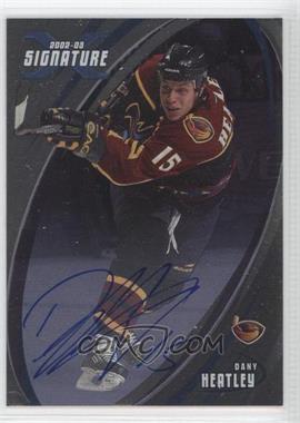 2002-03 In the Game Be A Player Signature Series - [Base] - Signatures #001 - Dany Heatley