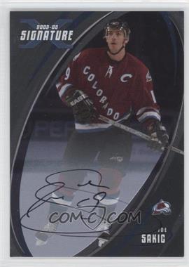 2002-03 In the Game Be A Player Signature Series - [Base] - Signatures #141 - Joe Sakic
