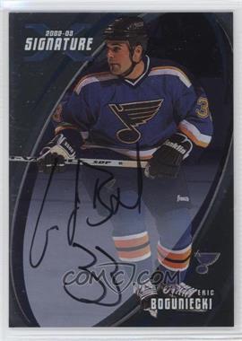 2002-03 In the Game Be A Player Signature Series - [Base] - Signatures #150 - Eric Boguniecki