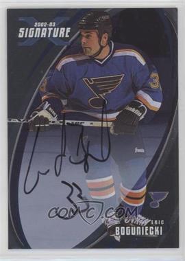 2002-03 In the Game Be A Player Signature Series - [Base] - Signatures #150 - Eric Boguniecki