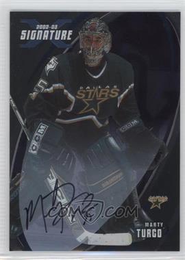 2002-03 In the Game Be A Player Signature Series - [Base] - Signatures #165 - Marty Turco