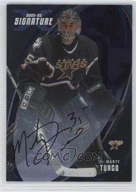 2002-03 In the Game Be A Player Signature Series - [Base] - Signatures #165 - Marty Turco