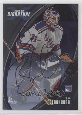 2002-03 In the Game Be A Player Signature Series - [Base] - Signatures #172 - Dan Blackburn