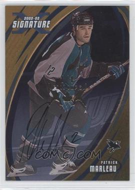 2002-03 In the Game Be A Player Signature Series - [Base] - Toronto Fall Expo Autograph #069 - Patrick Marleau /1