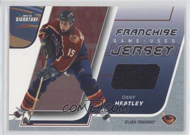 2002-03 In the Game Be A Player Signature Series - Franchise Jersey #FJ-2 - Dany Heatley