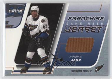 2002-03 In the Game Be A Player Signature Series - Franchise Jersey #FJ-30 - Jaromir Jagr