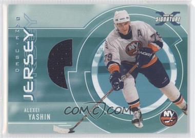 2002-03 In the Game Be A Player Signature Series - Game-Used Jersey #SGJ-18 - Alexei Yashin /90