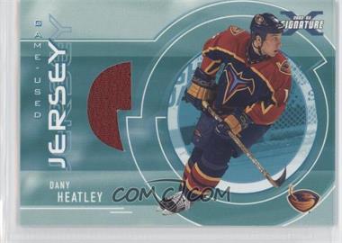 2002-03 In the Game Be A Player Signature Series - Game-Used Jersey #SGJ-30 - Dany Heatley /90