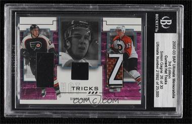 2002-03 In the Game Be A Player Ultimate Memorabilia 3rd Edition - Current Hat Tricks #_SIGA - Simon Gagne /30 [BGS Encased]