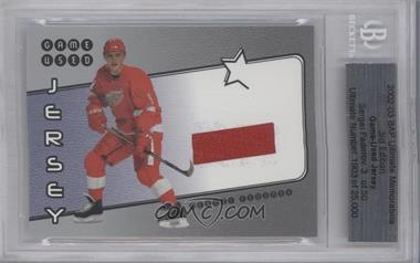 2002-03 In the Game Be A Player Ultimate Memorabilia 3rd Edition - Game Used Jersey #_SEFE - Sergei Fedorov /50 [BGS Authentic]