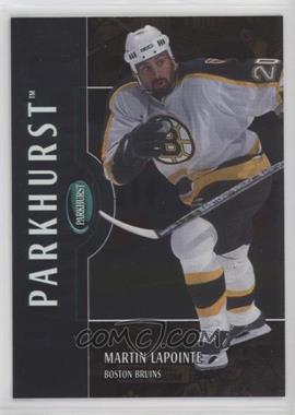 2002-03 In the Game Parkhurst - [Base] - Bronze #34 - Martin Lapointe /100
