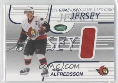 2002-03 In the Game Parkhurst - Game-Used Jerseys #GJ-42 - Daniel Alfredsson /90