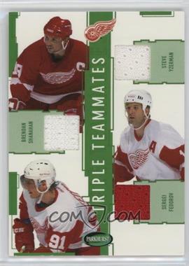 2002-03 In the Game Parkhurst - Triple Teammates #TT-4 - Steve Yzerman, Brendan Shanahan, Sergei Fedorov /60