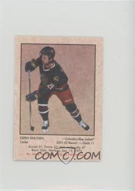 2002-03 In the Game Parkhurst Retro - [Base] - Minis #149 - Espen Knutsen